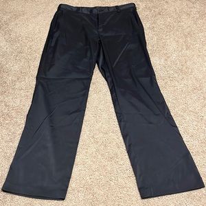 Men's Nike Dri-Fit Golf Flat Front Tech Pants, Black, Size 34/32 597323 012